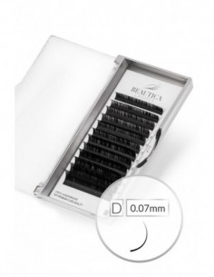 Classic Mink Eyelash D 0.07 mm Beautica Lashes