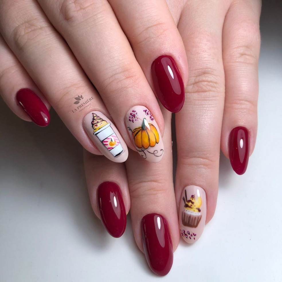 Lakier hybrydowy 525 Dinner With Wine... Lakier hybrydowy 525 Dinner With Wine...