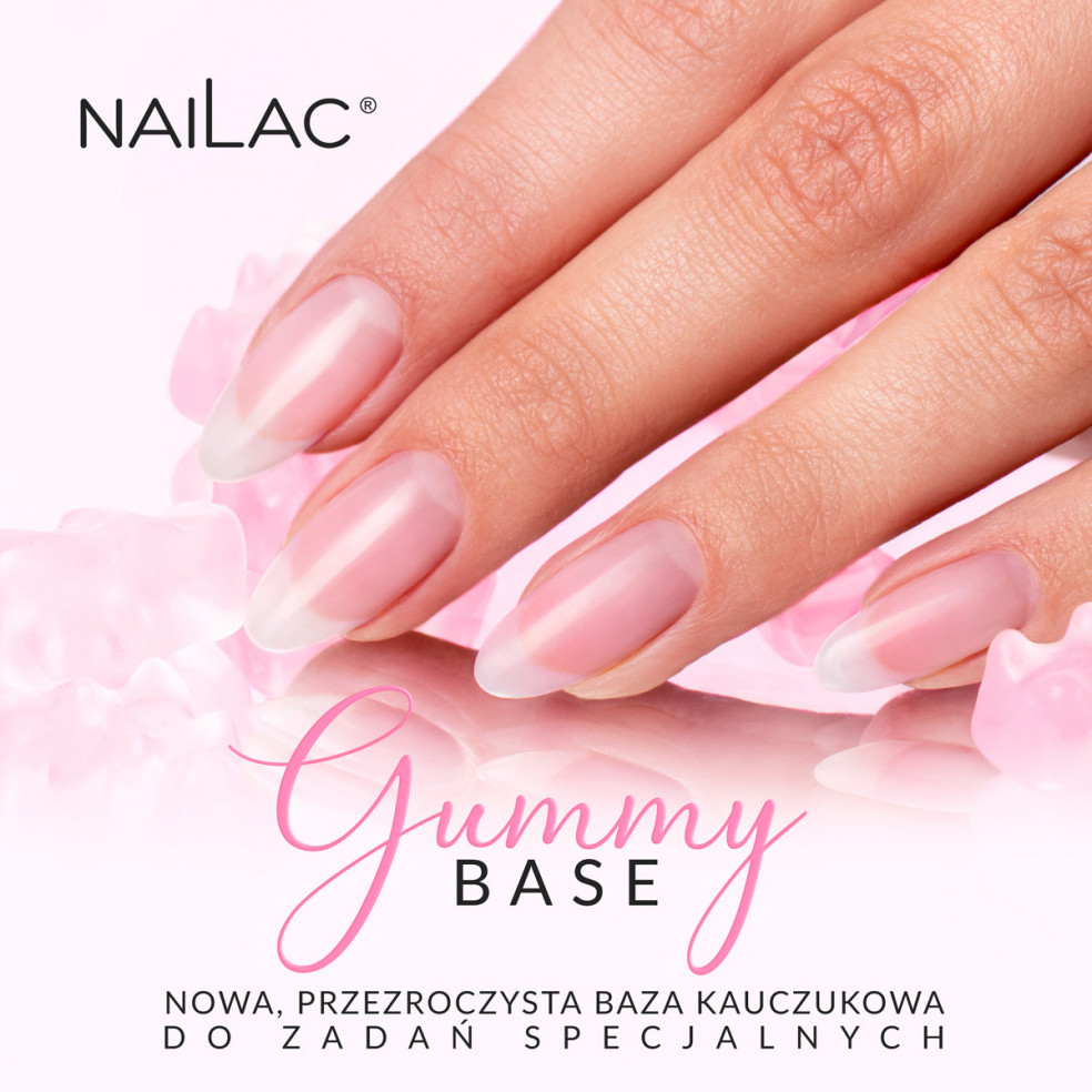 Baza kauczukowa Gummy Base NaiLac 7ml Baza kauczukowa Gummy Base NaiLac 7ml
