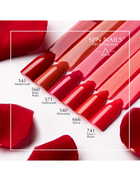 Lakier hybrydowy 560 Ruby Ruby UV LaQ 8ml