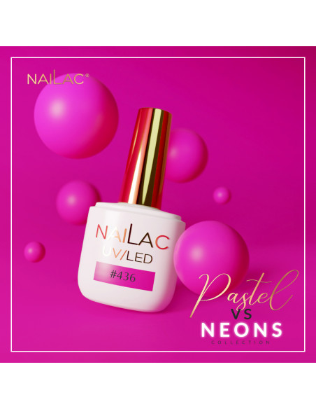 #436 Lakier hybrydowy NaiLac 7ml