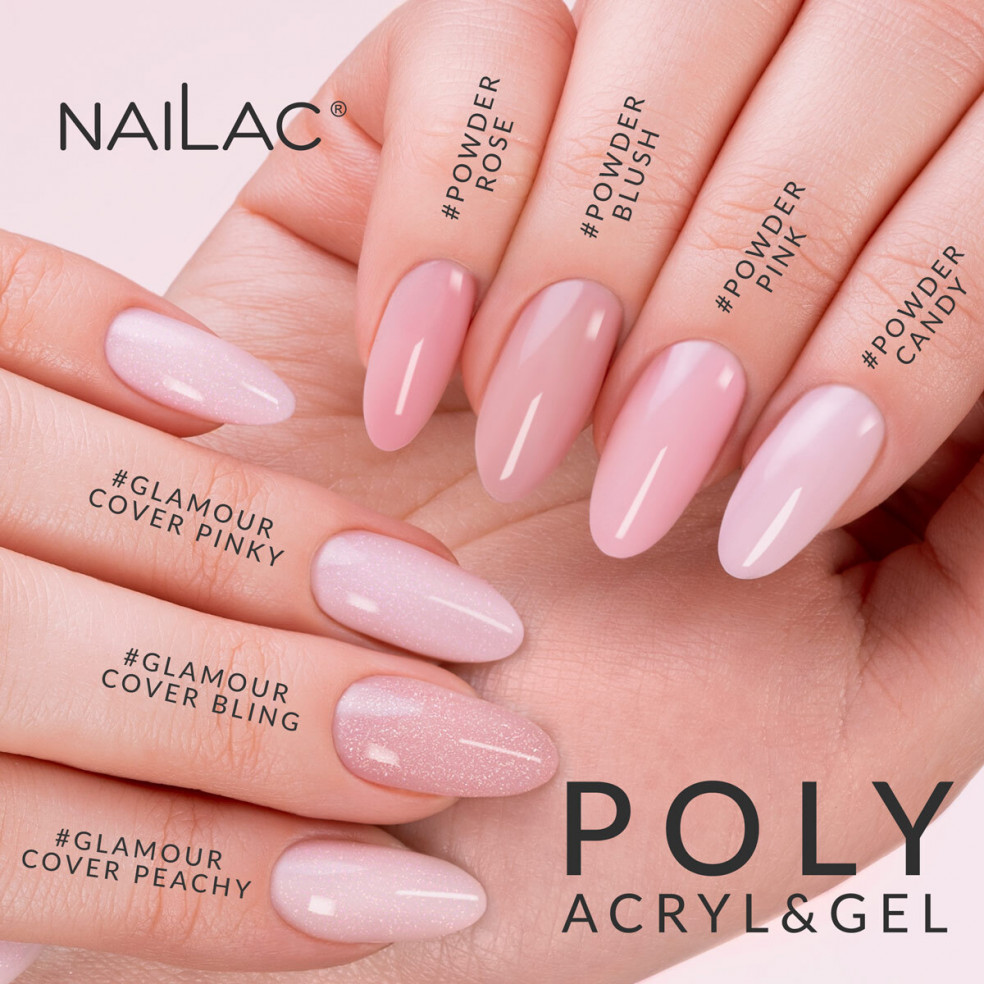Poly Acryl&Gel #Powder Blush NaiLac 30g Poly Acryl&Gel #Powder Blush NaiLac 30g
