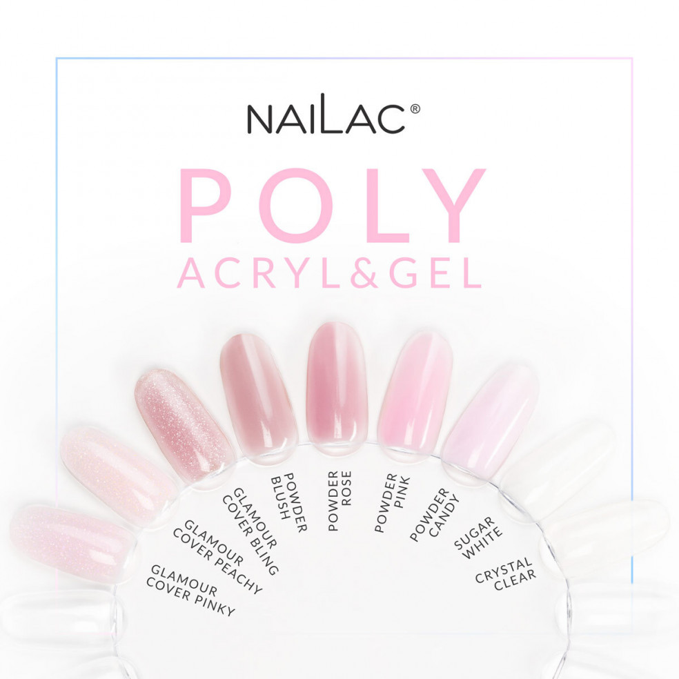Poly Acryl&Gel #Powder Blush NaiLac 30g Poly Acryl&Gel #Powder Blush NaiLac 30g