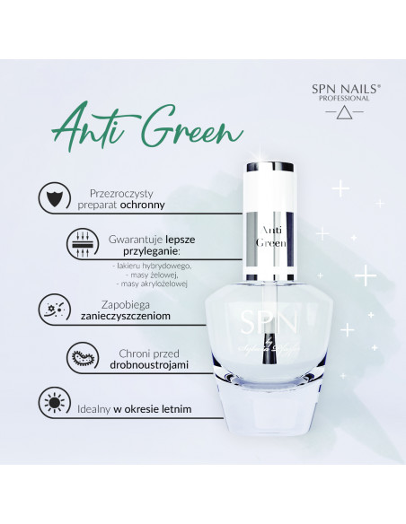 Odtłuszczający płyn ochronny - SPN - Anti Green 12ml