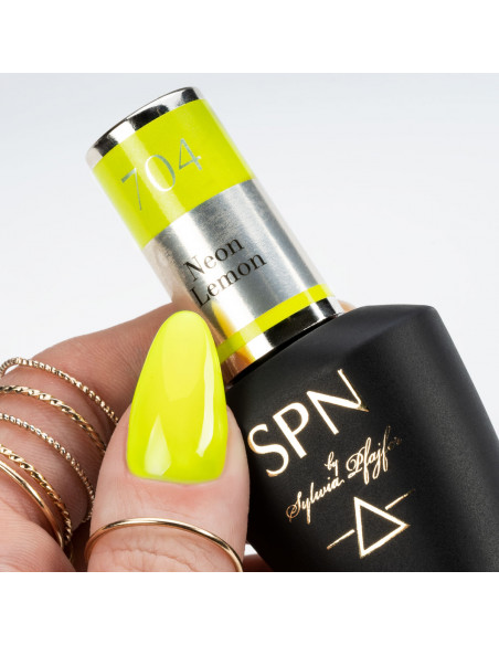 Lakier hybrydowy 704 Neon Lemon UV LaQ 8ml