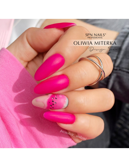 Lakier hybrydowy 547 Hard, Rock, Pink! UV LaQ 8ml