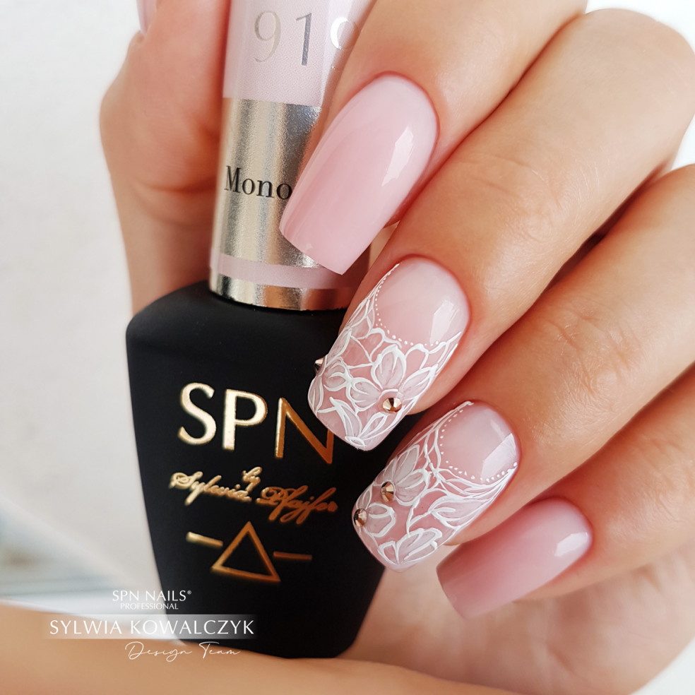Lakier hybrydowy 919 Mono Pink UV LaQ...