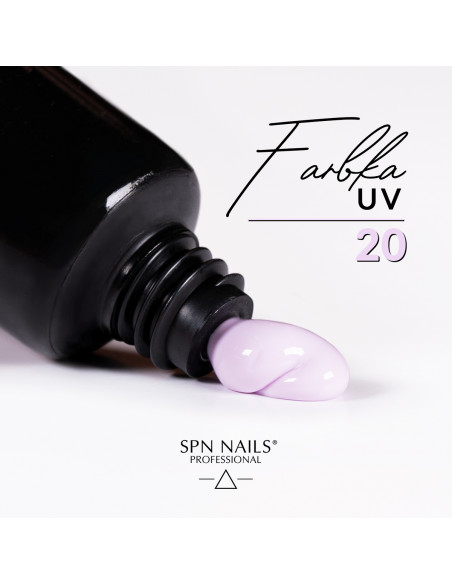 Kropla farbki do zdobienia paznokci w kolorze pastelowym fioletowym Kropla farbki do zdobienia paznokci w kolorze pastelowym fioletowym