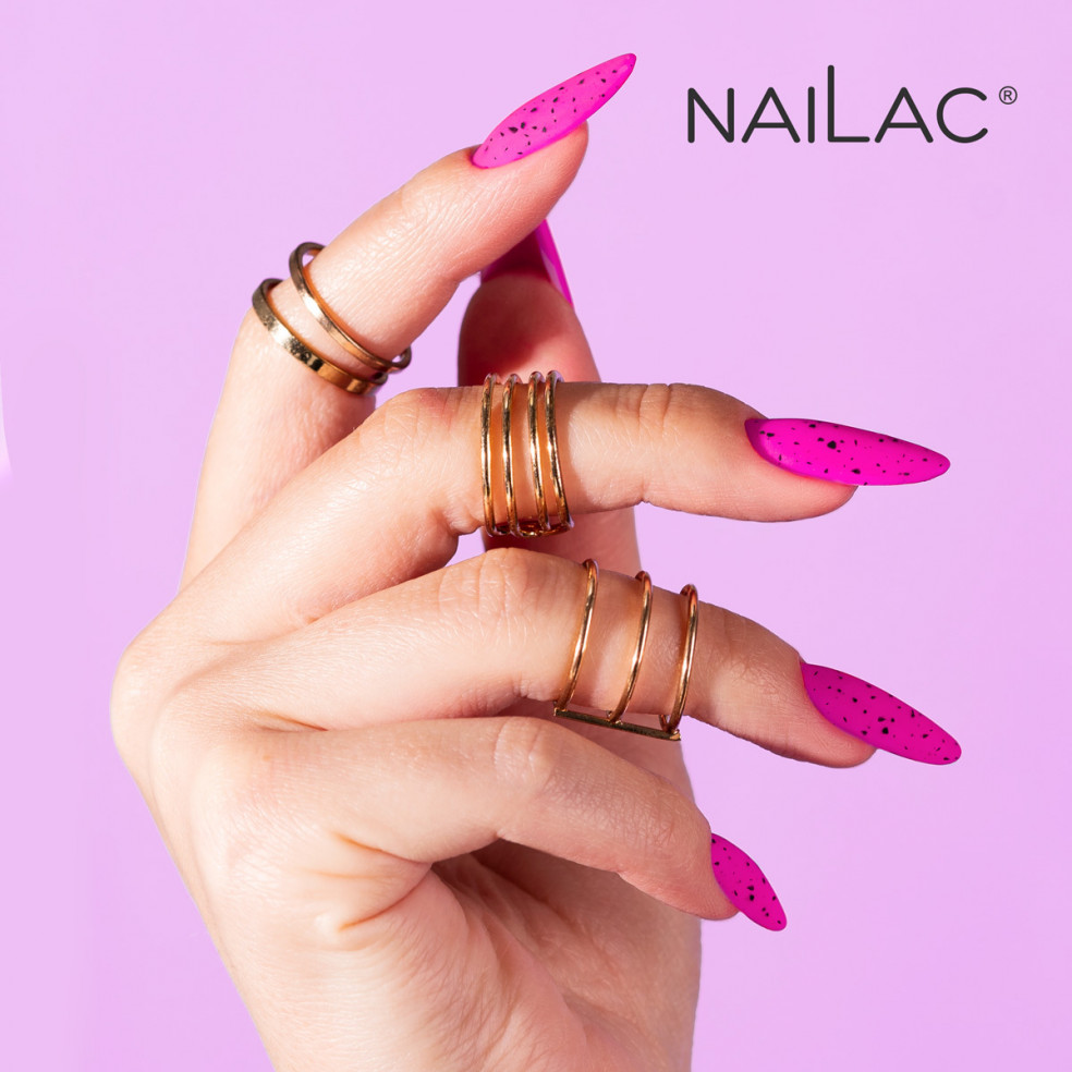 Black Dotts Matt TOP NaiLac 7ml Black Dotts Matt TOP NaiLac 7ml