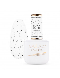 Black Dotts Matt TOP NaiLac...