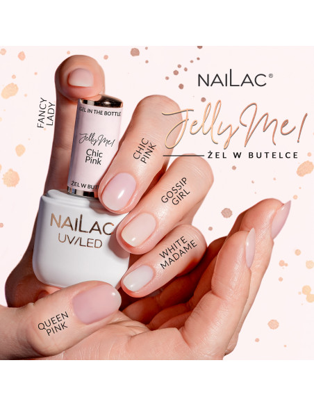Gel in the bottle JellyMe! Gossip Girl NaiLac 7 ml
