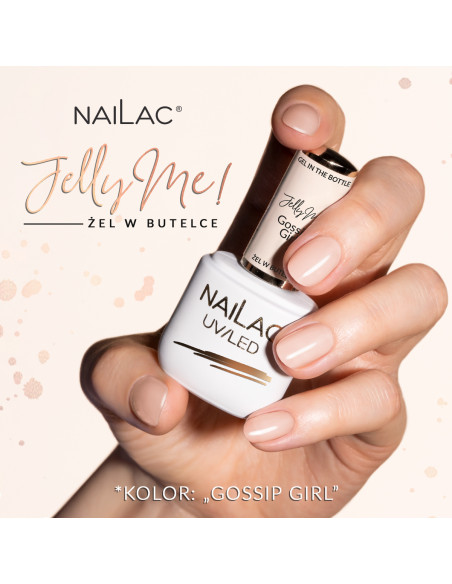 Gel in the bottle JellyMe! Gossip Girl NaiLac 7 ml