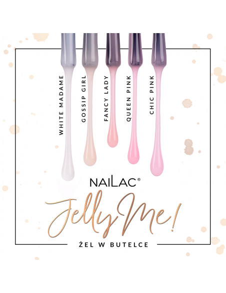 Gel In The Bottle JellyMe White Madame NaiLac 7 Ml