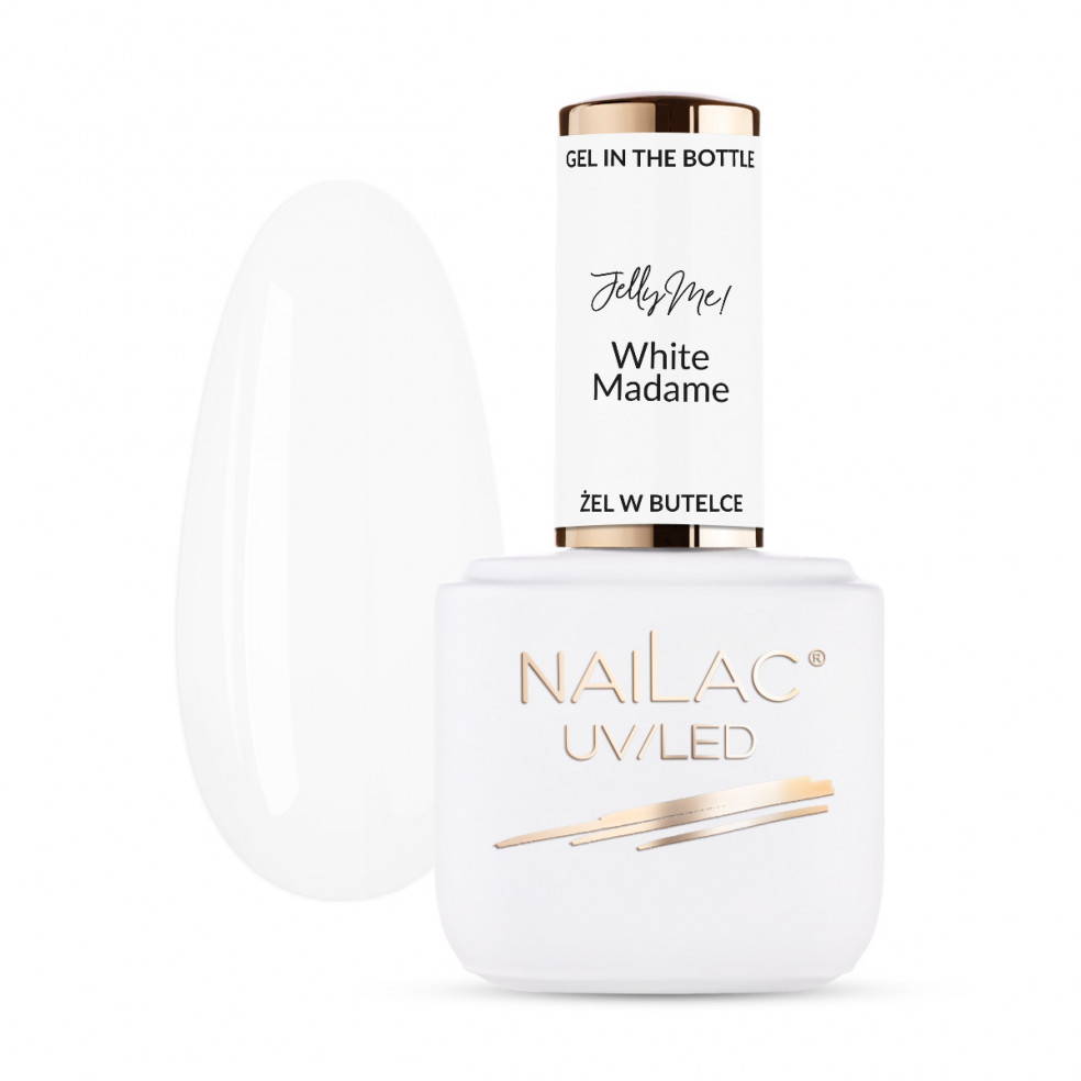 Gel in the bottle JellyMe! White Madame NaiLac 7 ml