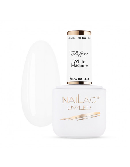 Gel in the bottle JellyMe! White Madame NaiLac 7 ml