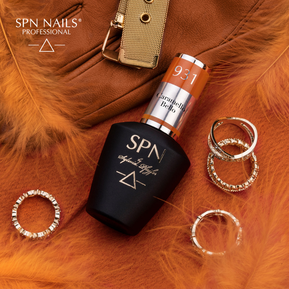 Lakier hybrydowy 931 Caramello Bello...