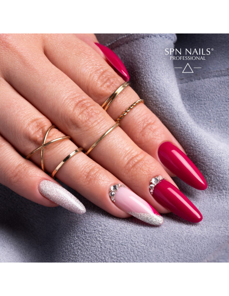 Lakier hybrydowy 946 Silver Shine UV LaQ 8ml