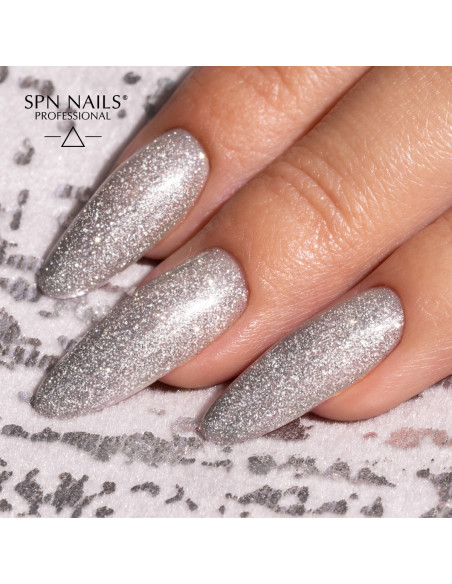 Lakier hybrydowy 946 Silver Shine UV LaQ 8ml