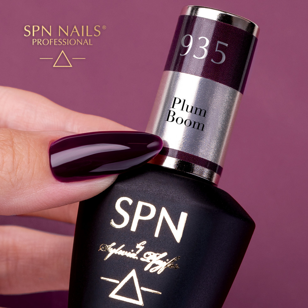 Lakier hybrydowy 935 Plum Boom UV LaQ...