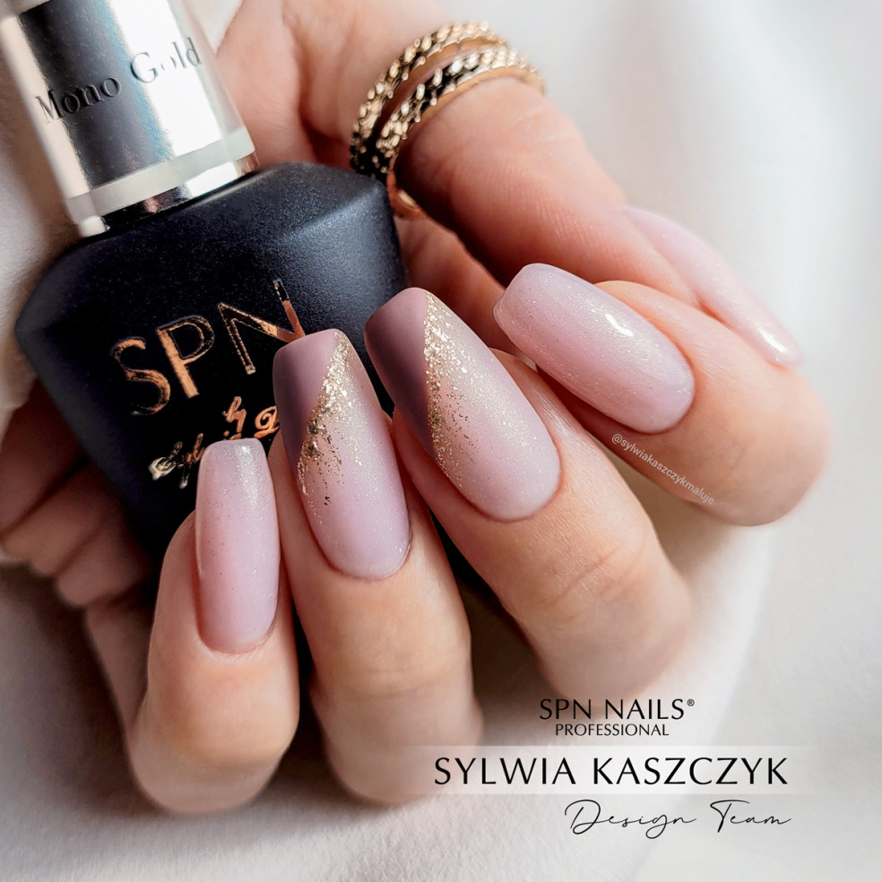 Lakier hybrydowy 917 Mono Gold UV LaQ...