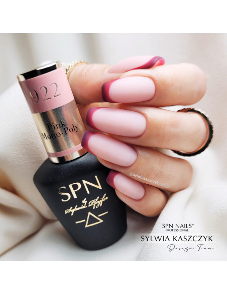 Lakier hybrydowy 922 Pink Mono-Poly UV LaQ 8ml