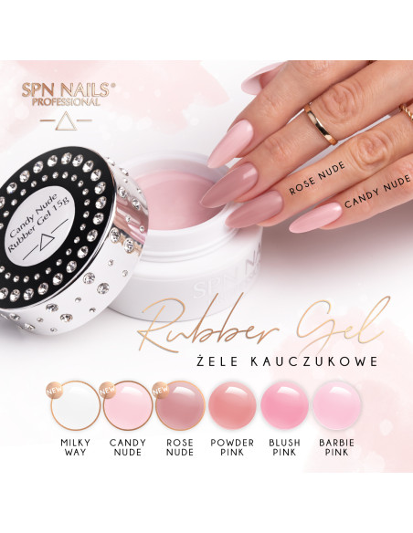 Rose Nude Rubber Gel 50g