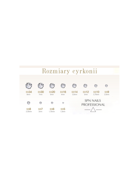 SPN L.T Col Topaz ss8 - 50 pcs.