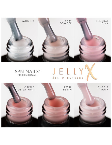 SPN Nails - Gel in a bottle JellyX Baby Powder 8 ml
