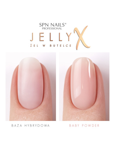 SPN Nails - Gel in a bottle JellyX Baby Powder 8 ml