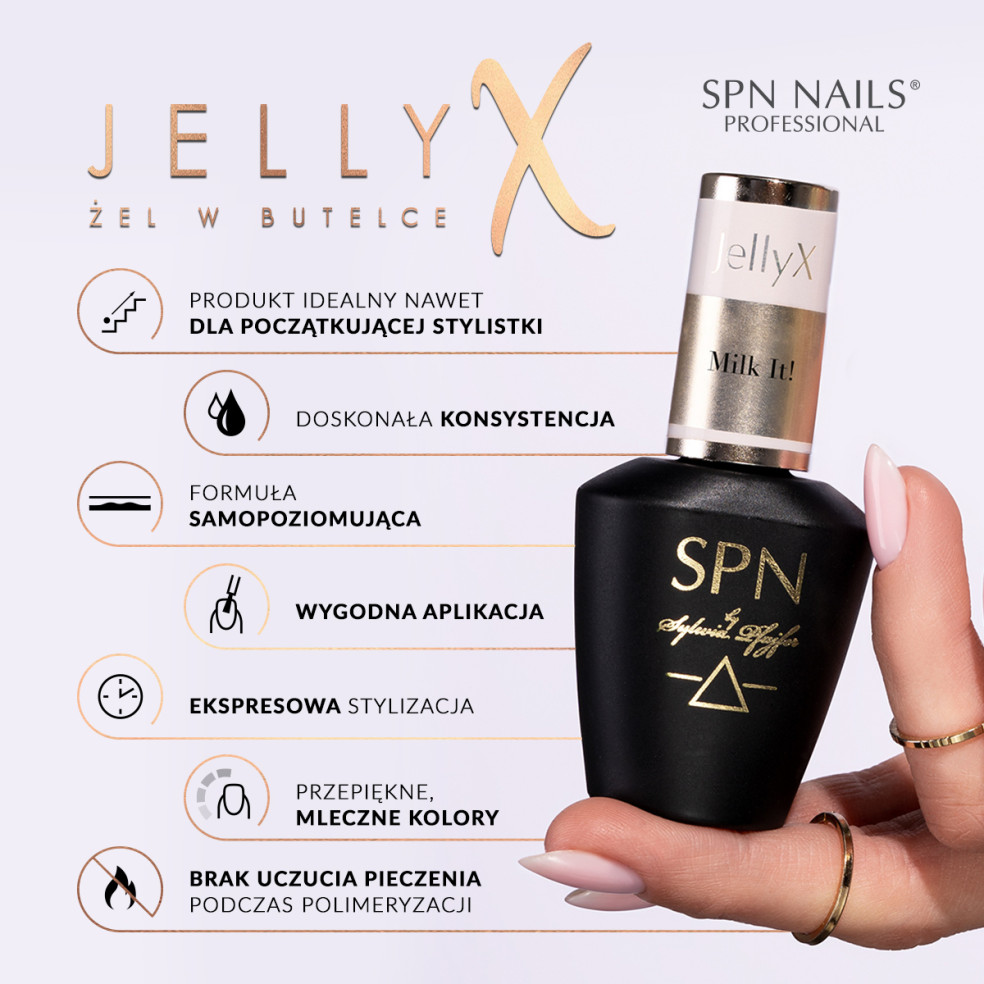 SPN Nails - Żel w butelce JellyX...