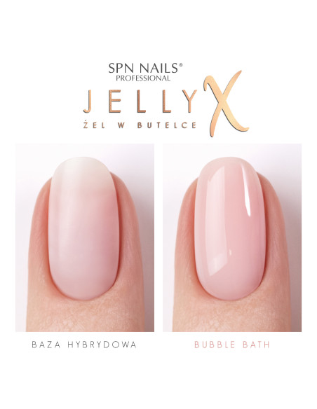 SPN Nails - Żel w butelce JellyX Bubble Bath 8 ml
