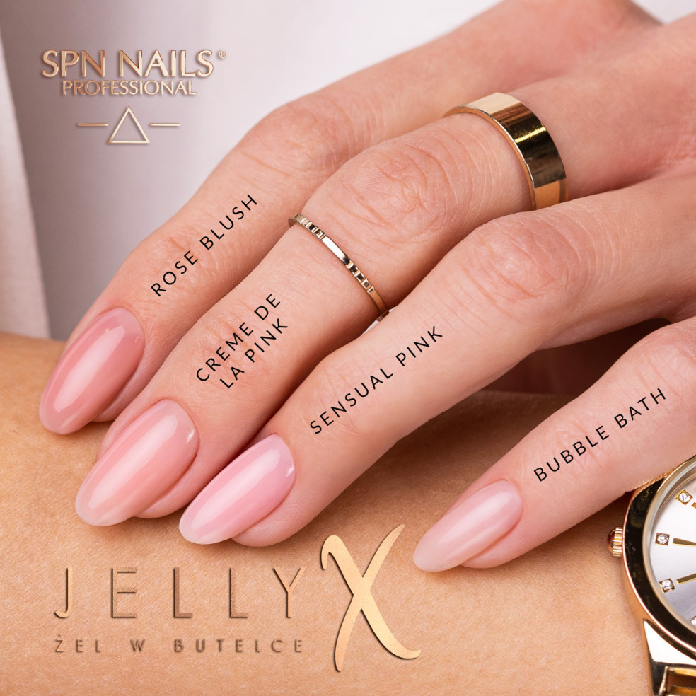 SPN Nails - Żel w butelce JellyX Rose...