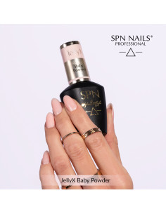 Żel w butelce JellyX Baby Powder SPN Nails 8 ml 2