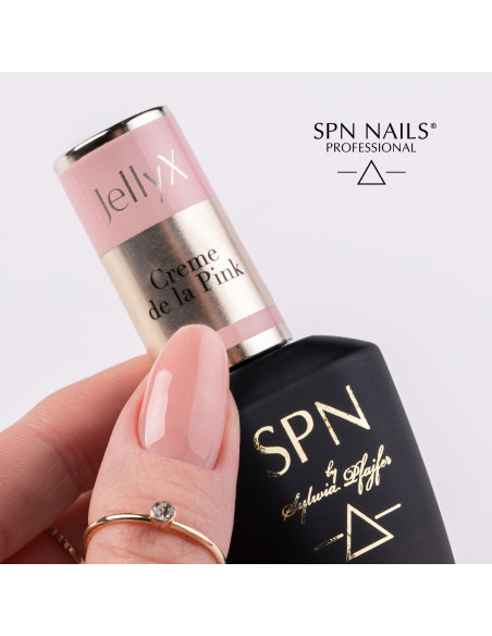 SPN Nails - Żel w butelce JellyX Creme de la Pink 8 ml