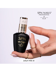 Żel w butelce JellyX Milk It! SPN Nails 8 ml 2