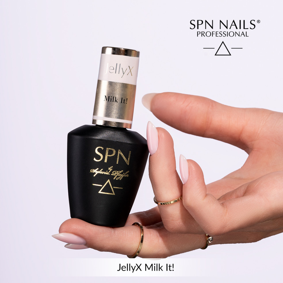 SPN Nails - Żel w butelce JellyX Milk... SPN Nails - Żel w butelce JellyX Milk...