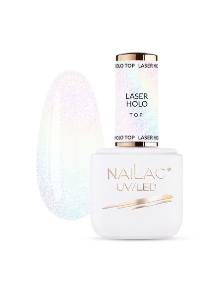 Hybrid top coat Laser Holo Top NaiLac 7ml