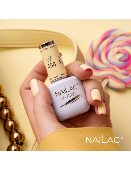 #458 Lakier hybrydowy NaiLac 7ml