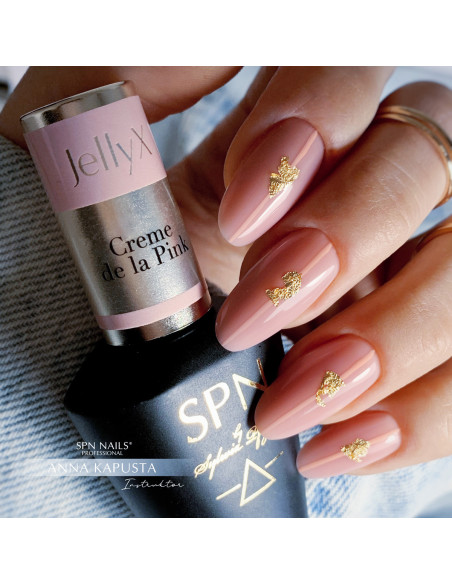 SPN Nails - Żel w butelce JellyX Creme de la Pink 8 ml