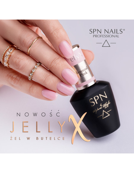 SPN Nails - Żel w butelce JellyX Sensual Pink 8 ml