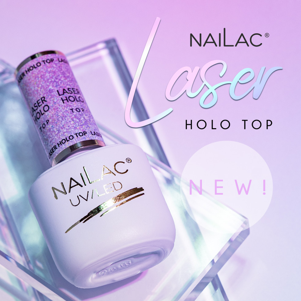 Hybrid top coat Laser Holo Top NaiLac... Hybrid top coat Laser Holo Top NaiLac...