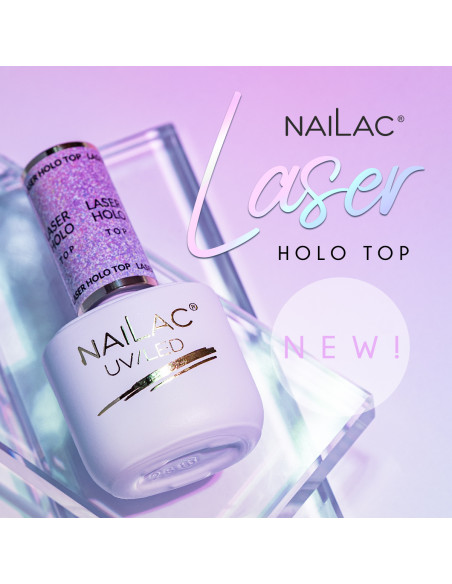 Top hybrydowy Laser Holo Top NaiLac 7ml