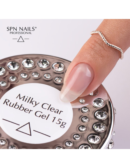 Milky Clear Rubber Gel 15g