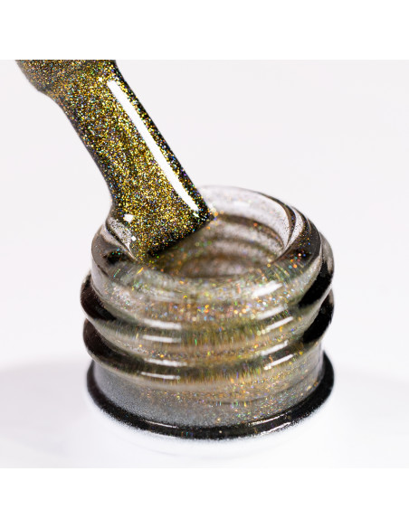 Top hybrydowy Laser Holo Top Gold 7ml NaiLac