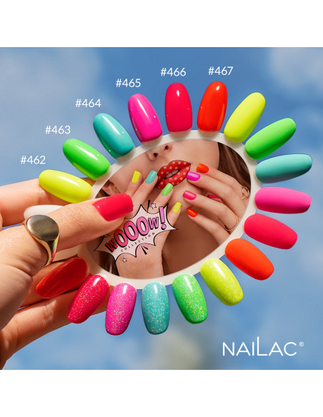 #463 Lakier hybrydowy 7ml NaiLac