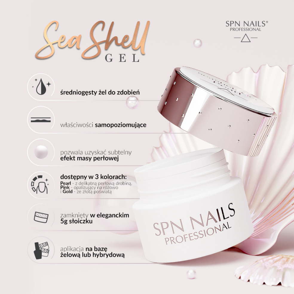 SeaShell Gel Gold 5g