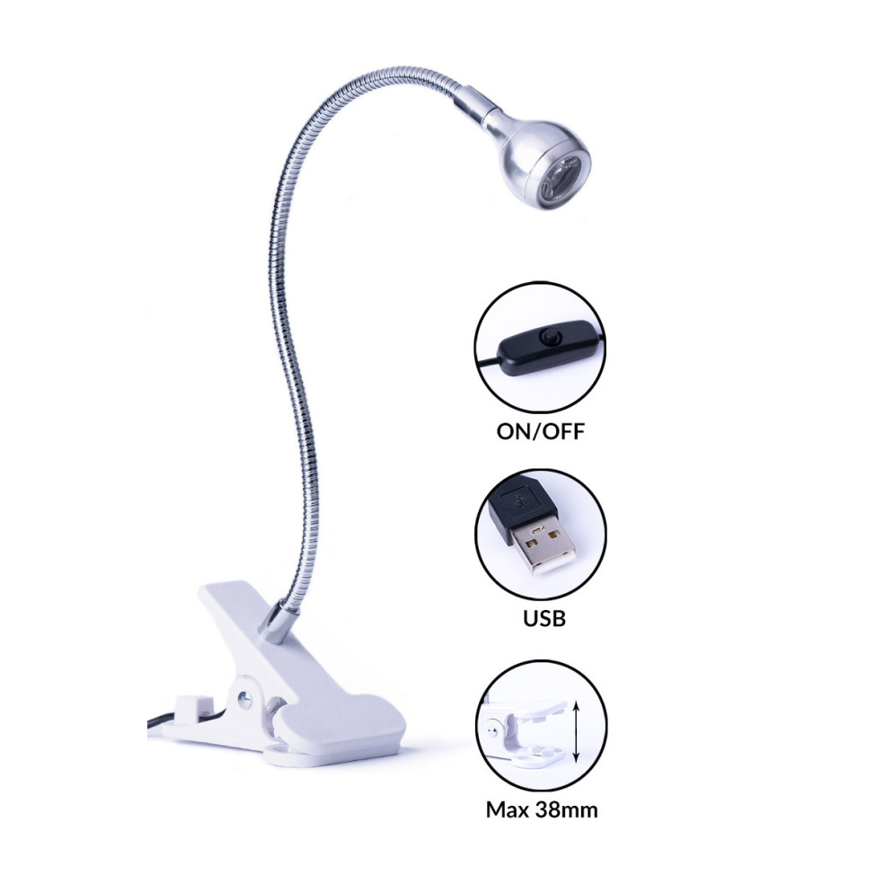 5W LED desk lamp - Silver