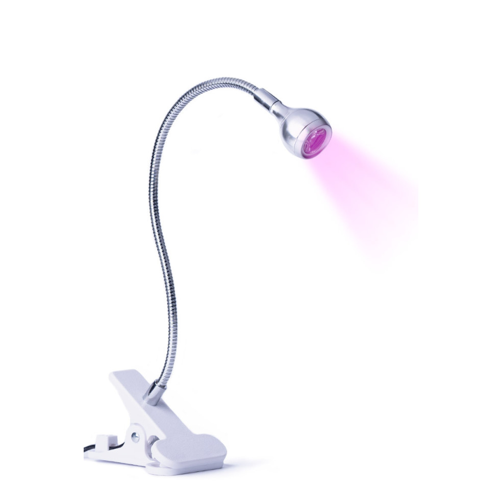 Lampka biurkowa UV LED 5W Silver