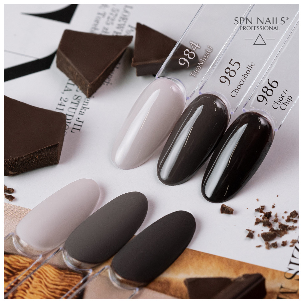 Lakier hybrydowy 986 Choco Chip UV...