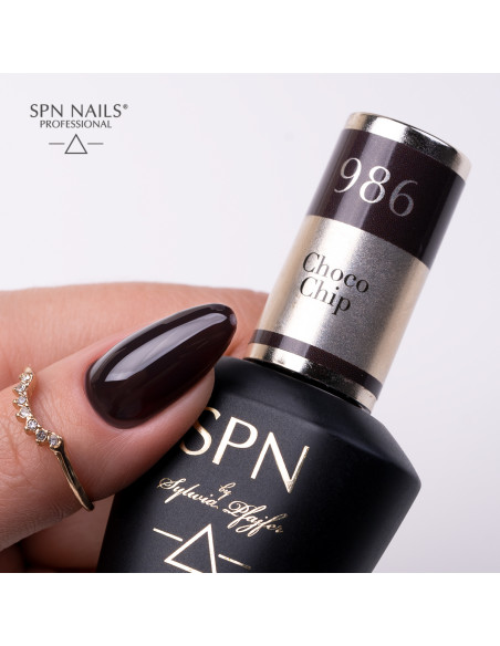Lakier hybrydowy 986 Choco Chip UV LaQ 8ml